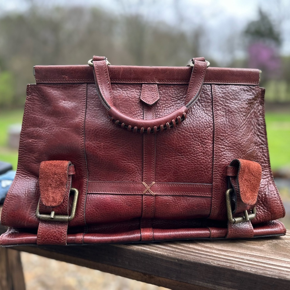 Vintage Patricia Nash Leather Tote Bag RARE
